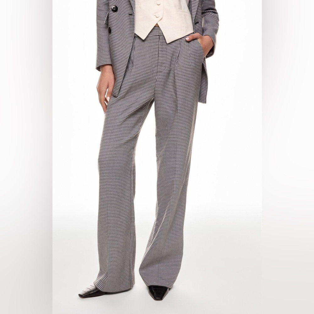 Favorite Daughter Low Favorite PantBlack and White Trousers